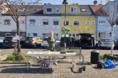 Pflanzentausch-Aktion Nibelungenplatz 26.03.22